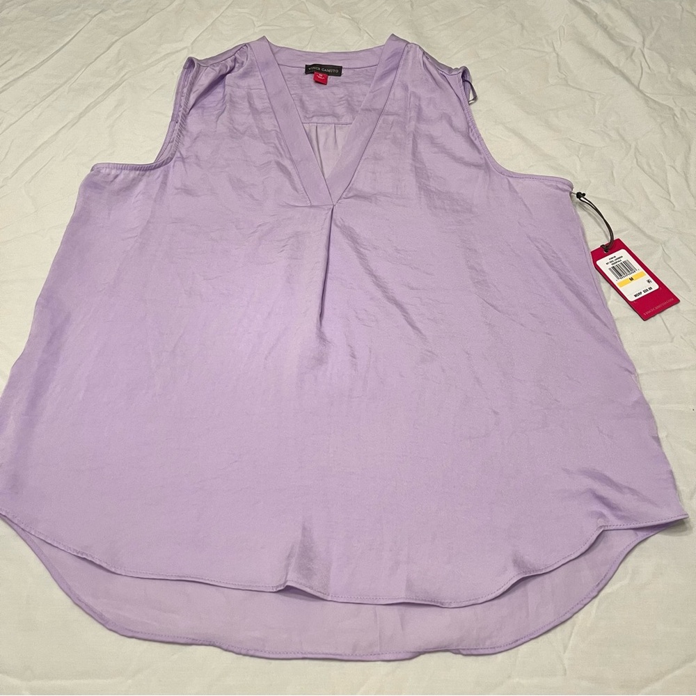Vince Camuto Lilac Sleeveless Blouse